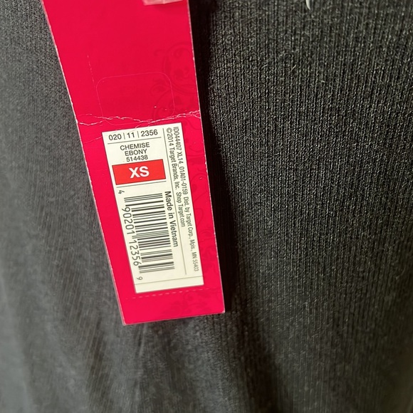 NWT Xhilaration Black Ribbed Sleep Dress - Picture 5 of 8